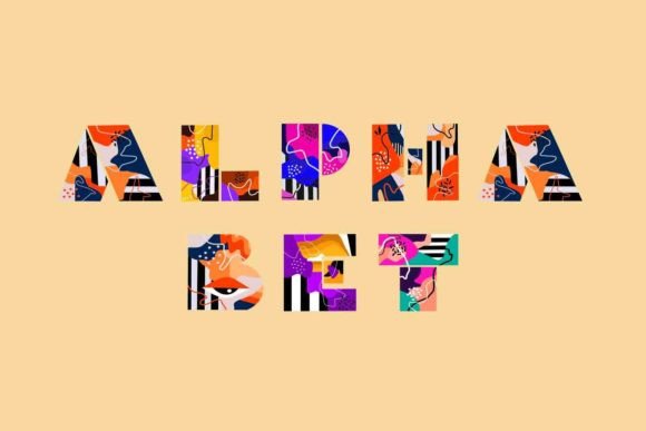 Alphabet Pattern Color Combination