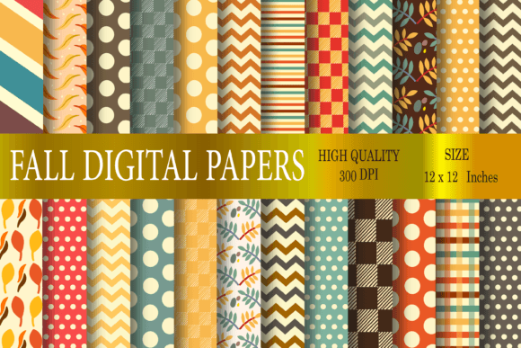 Autumn Gnomes Digital Papers