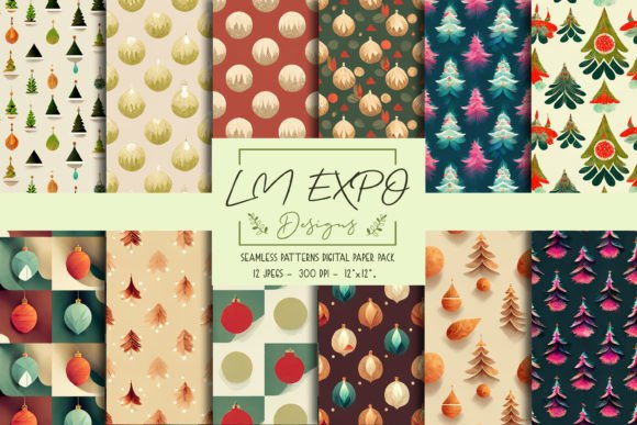 Christmas Seamless Pattern Papers: Your Go-To Resource for Festive, Print-Ready Design