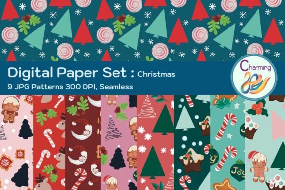 Digital Paper Christmas: High-Resolution Seamless Patterns for Real Creative Projects