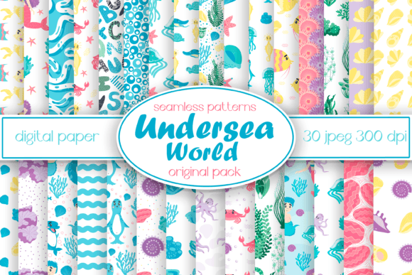 Digital Paper Underwater World