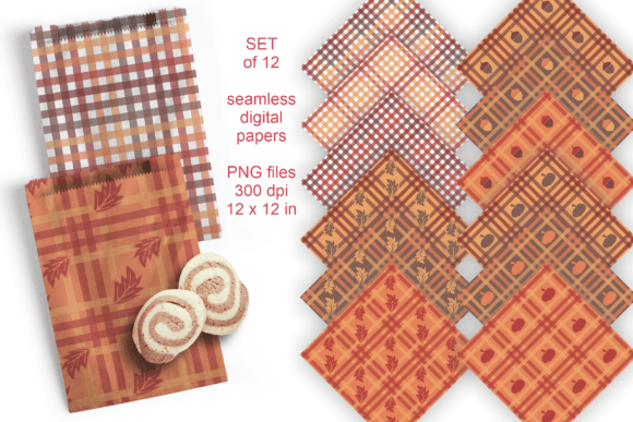 Fall Checkered Digital Paper Set of 12: A Practical Guide for Designers and Crafters