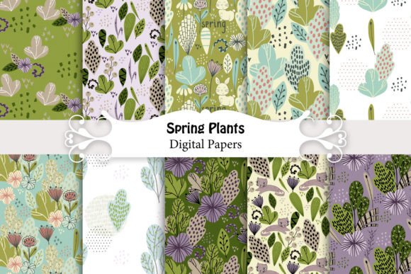 Floral Seamless Papers