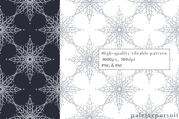 Glitter Silver Christmas Pattern 009: Sparkle Smarter, Not Harder