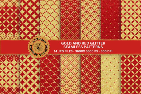 Gold Red Glitter Seamless Patterns: A Practical Guide for Designers and Crafters