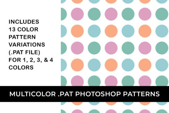 Multicolor Dot Photoshop Pattern