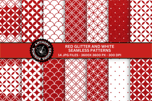 Red Glitter White Seamless: Effortless Elegance for Every Creative Project
