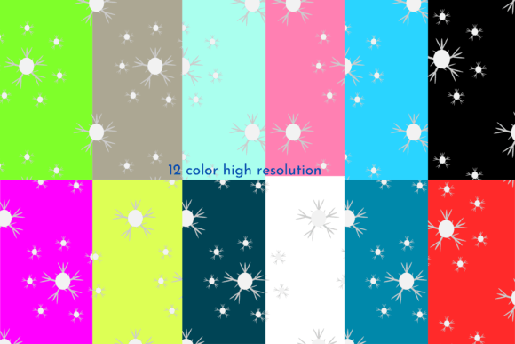 Winter Snow Light Digital Paper Patterns